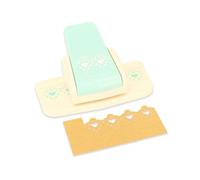 Craftelier Perforatrice à levier à pression pour réaliser des bords en cœur et des points sur des papiers et cartes - Spécial pour scrapbooking et travaux manuels - Dimensions : environ 15 x 5,02 x