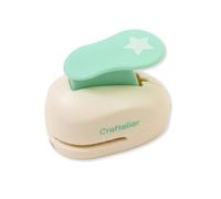 Craftelier - Perforatrice à Levier de Étoile de 1,587 cm (5/8") de Diamètre | Convient pour le Papier et le Carton | Idéal pour les Projets de Bricolage et Scrapbooking | Taille 6,5 x 4 x 5,5 cm