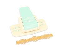 Craftelier - Perforatrice à levier pour réaliser des bords à double boucle sur papier et carton spécial scrapbooking et travaux manuels | Dimensions : env. 15 x 5,02 x 5,02 cm