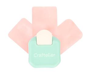 Craftelier - Perforatrice d'Angles Arrondis 3 en 1, Tailles 4, 7 et 10 mm