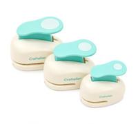Craftelier - Perforatrices Cercle Lot de 3, Diamètres 3/8”, 5/8”, 1” | 3 pièces perforeuses à lavier, pour papier et carton, perforateur, pour scrapbooking et loisirs créatifs