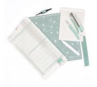 Craftelier - Premium Scrapbooking and Crafting Starter Kit | Comprend Base de Coupe, Règle en Métal, Scalpel, un Cutter, Cisaille Pro, Machine à Plier, Mini Tableau de Marquage et Pince de Précision