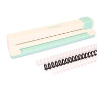 Craftelier - Relieuse manuelle à 30 trous - Perforatrice avec 6 anneaux de couleur blanche et noire - Perfore jusqu'à 5 feuilles - Compatible avec les formats A4, A5, A6, A7 - Pour cahiers et