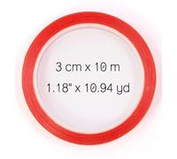 Craftelier - Ruban adhésif double face extra fort pour travaux de cartes, scrapbooking et autres travaux manuels | Finition transparente et permanente | Sans acide | Taille 3 cm x 10 m