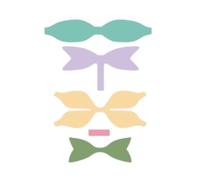Craftelier - Set de matrices essentielles pour création de scrapbooking, cartes et autres travaux manuels | Idéal pour couper du papier, du papier cartonné ou de la gomme EVA | Forme de nœuds