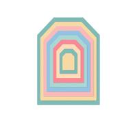 Craftelier - Set de Matrices Essentielles pour vos créations de Scrapbooking et Loisirs Créatifs | Forme de Tags - Dimensions Approximatives des Matrices entre 6,1 x 4,3 cm et 17,4 x 12,4 cm