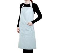 Craftelier - Tablier pour loisirs créatifs | 100% coton, avec poches | Couleur verte | Ajustable et confortable | Tablier pour scrapbooking, peinture acrylique, gesso et techniques mixtes, 80 x 86 cm