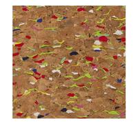 Craftelier - Toile de finition à effet liège pour la reliure d'albums photo ou de projets de scrapbooking et autres travaux manuels - Taille Approx. 35 x 50 x 0,05 cm - Cork Colour Splash