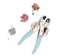 Craftelier + We R Memory Keepers Kit pour projets de scrapbooking et d'artisanat avec l'outil Crop-A-Dile (Azul)