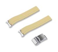 CRAFTER BLUE Bracelet de montre en caoutchouc MX03-117 FKM de 20 mm découpé à la taille souhaitée - Bracelet de montre à dégagement rapide compatible avec Seiko Alpinist Classic Series, Alpinist GMT