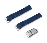 CRAFTER BLUE MX03 Bracelet de rechange en caoutchouc FKM pour Seiko Speedtimer SSC813, SSC815, SSC817, SSC819, SSC909, SSC933 avec embouts de montre, 20 mm, Pas de gemme