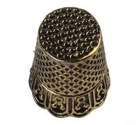 Crafters Choice Dé à coudre en métal de style vintage offrant une protection fiable pendant que vous ou créez des artefacts (doré)