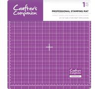 Crafter's Companion CC-Tool-STMAT 12" x 12" Professional Stamping Mat-Lightweight and Durable, Purple