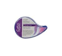 Crafter's Companion Duet ColourBloom Tampon encreur à base d'eau pour créer des effets scintillants bicolores Rose de minuit