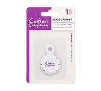 Crafter's Companion Edge Crimper Tool for Paper and Card Crafting Projects, White, Taille Unique