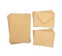 Crafter's Companion - Lot de 100 cartes et enveloppes en papier kraft de 12,7 x 17,8 cm - Comprend 50 cartes vierges et 50 enveloppes assorties - Idéal pour une variété d'occasions