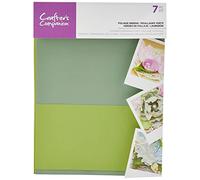 Crafter's Companion Lot de 7 feuilles de mousse pour modelage de fleurs Vert Taille unique