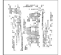 Crafters Workshop Patron en Plastique 15,2 cm X 15,2 cm Texture carrelage