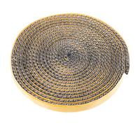 CRAFTHROU 1rouleau Ruban Étanchéité Plat pour Poêle et Cuisinière Résistance Haute Température Joint Autocollant pour Porte de Poêle à Granulés et Insert Isolation Thermique