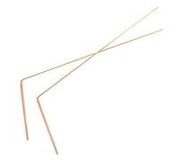 CRAFTHROU 2 Pièces Baguettes Divinatoires en Laiton pour Détection Haute Précision, Légères et Portables, Chasse aux Fantômes Divination de l'eau