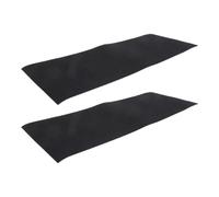 CRAFTHROU 2 Pièces Tapis D'égouttement Auto-adhésif en Polyester pour Unité Extérieure de Climatisation, Forme Simple et Élégante, Adapté au Camping et Maison
