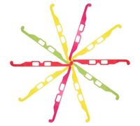 CRAFTHROU 20 Lunettes à Diffraction en Papier de Cœur Légères Design Lumineux pour Fêtes et Activités de Plein Air, Pack de 20 Pièces pour Ambiance Festive