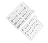 CRAFTHROU 2pcs Moules en Silicone pour Pièces D'échecs 3D, Surface Lisse, Démoulage Facile, pour Loisirs Créatifs en Résine Époxy pour Garçon et Filles