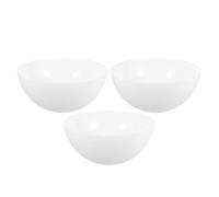 CRAFTHROU 3 Pièces Abat-jour Plastique Blanc de Champignon E27 pour Déco Maison, Installation Facile, Design Moderne et Élégant, pour Lampe Salon et Luminaire Suspendu