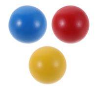 CRAFTHROU 3 Pièces Jeu de Croquet en Bois pour Garçon et Filles Léger et Facile à Ranger, Pique-niques et Jeux de Plein Air en Famille Couleur Aléatoire