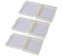 CRAFTHROU 3pièces Boîtes de Rangement pour Lames Microscope Abs Cases Numérotées pour Laboratoire Scientifique et Pathologie Couleur Aléatoire