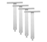 CRAFTHROU 4 Pièces de Ressorts en Acier Inoxydable Argenté pour Réparation de Volets Roulants Manuels, Installation Facile Crochet Ajustable pour Volets D'appartement