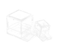 CRAFTHROU Abreuvoirs pour Fourmis 2pcs en Acrylique Transparent Léger Bol Portable pour Fourmilière, Accessoire Pratique pour Alimentation et Hydratation des Fourmis