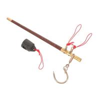 CRAFTHROU Balance Échelle de Médecine Chinoise Classique en Bois Crochet Suspendu Portable Multifonction Facile à Utiliser Vie Quotidienne la Maison