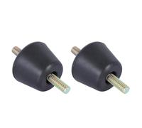 CRAFTHROU Base Antichoc en Caoutchouc 2pcs pour Climatiseur Mini Split, Coussinets Anti-vibrations et Socle Amortissant pour Ambiance Estivale Intérieure et Extérieure