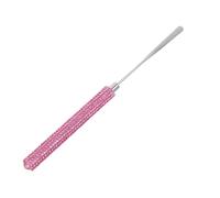 CRAFTHROU Bâtonnet de Mélange pour Nail Art avec Design Élégant en Strass Rose, Applicateur Cosmétique Polyvalent et Facile à Nettoyer, pour Routines de Maquillage