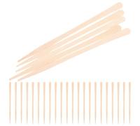 CRAFTHROU Bâtonnets de Cire Bois Lisses pour Épilation Corps Applicateurs Cire Douce sans Écharde Usage Unique Sécurité Peau et Mains Compacte pour Rangement Facile