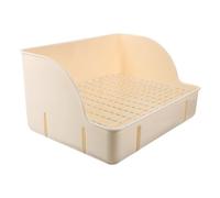 CRAFTHROU Boîte à Toilettes pour Lapin et Cochon d'Inde en Plastique Réutilisable Maille Espacée, pour Jardin et Parc, Accessoire Pratique et Solide