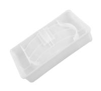 CRAFTHROU Boîte de Récupération D'eau Évaporateur D'eau de Dégivrage Plastique Blanc Maintient le Sol Sec Cuisine pour Compresseur de Réfrigérateur et Congélateur