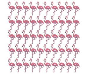 CRAFTHROU Boutons Décoratifs Style Nordique Lot de 50 Forme Flamant Rose pour Couture et Décoration, pour Garçon et Filles