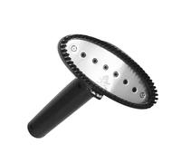 CRAFTHROU Buse de Défroisseur Vapeur avec Brosse, Embout Long pour Vêtements, Distribution Uniforme de Vapeur, Compatible pour Maison et Voyage, Matériaux Acier Inoxydable et Nylon