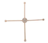 CRAFTHROU Cadre de Kit Mobile en Bois pour Support de Carillon Éolien Polyvalent pour Chambre Bébé et Balcon Accessoires de Puériculture Inclus