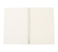 CRAFTHROU Carnet à Spirale Pages Quadrillées en Papier Blanc, Bloc-notes Pratique pour Planifier et Organiser, pour Bureau et École, Format A5 Compact