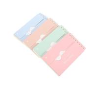 CRAFTHROU Cartes de mémo en papier 4 pièces pour étudiants, blocs-notes pratiques pour activités scolaires et projets DIY Couleur Aléatoire