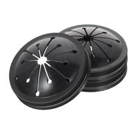 CRAFTHROU Couvercles Anti-Éclaboussures Broyeur à Déchets en Silicone Lot de 3 80Mm Protection Alimentaire et Cache Évier, Accessoire la Cuisine Solide