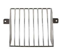 CRAFTHROU Crépine Anti-blocage en Acier Inoxydable pour Gouttière et Système de Drainage, Facile à Installer Grandes Ouvertures, pour Sol et Flanc Argenté, 1 Set