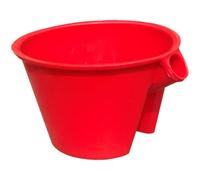 CRAFTHROU Cuillère à Arroser en Plastique Rouge Poignée Ergonomique, Grosse Capacité pour Jardin Cuisine, Outil Simple et Facile à Utiliser