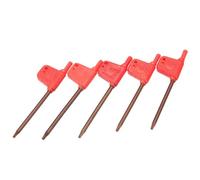 CRAFTHROU Ensemble D'outils de Tournage Métal Clcr 6-12mm Barre D'alésage en Acier, Inserts Ccmt0602 et 5 Clés pour Opérations de Finition et Semi-finition sur Tour