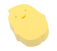 CRAFTHROU Éponge de Bain pour Garçon et Filles en Pva Forme Pingouin Jaune, Outil de Bain Mignon pour Bébé, Exfoliation Douce et Nettoyage Facile