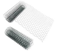 CRAFTHROU Filet pour Compositions en Fer Vert, 2 Rouleaux, Mailles 19mm | Attaches, Léger et Finition Soignée, pour Bouquets et Couronnes de Noël