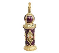 CRAFTHROU Flacon de Parfum Petite Bouteille Vide pour Femme en Verre 12ml Style Moyen-Orient Rétro et Antique pour Voyage et Décoration Élégante